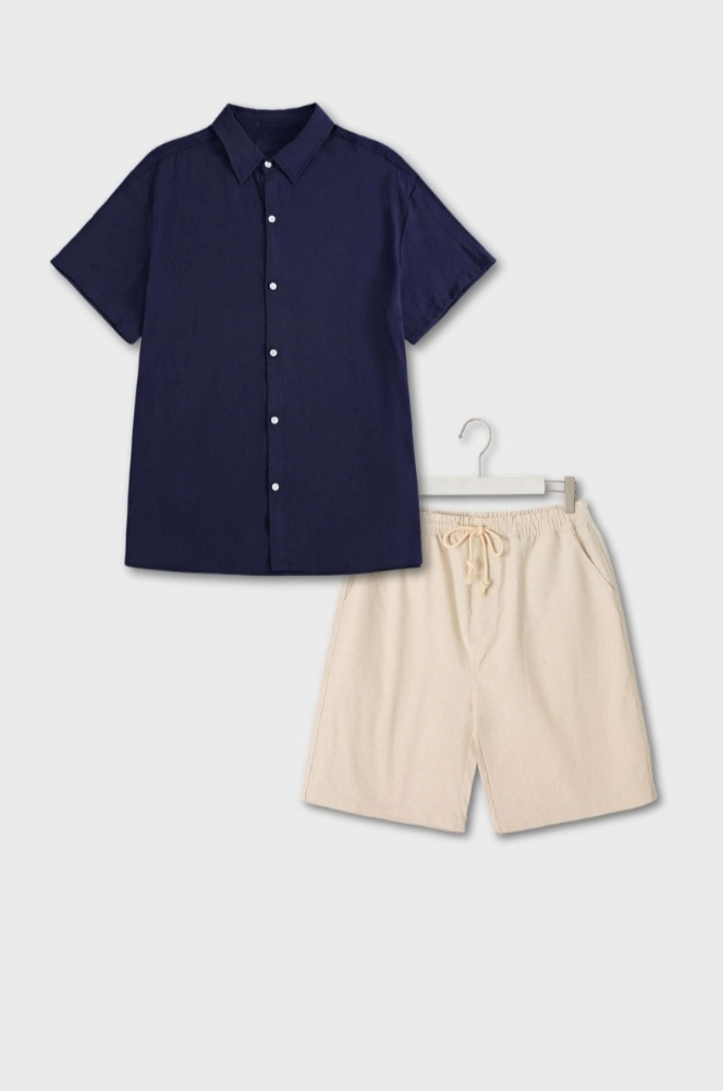 Beach set made of linen and cotton