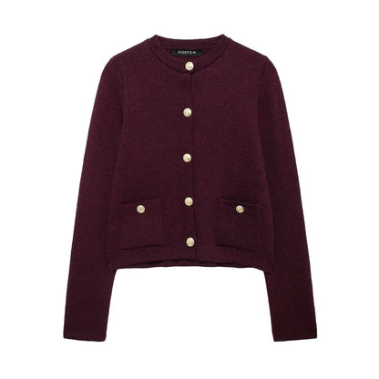 Women's Short Cut Cardigan