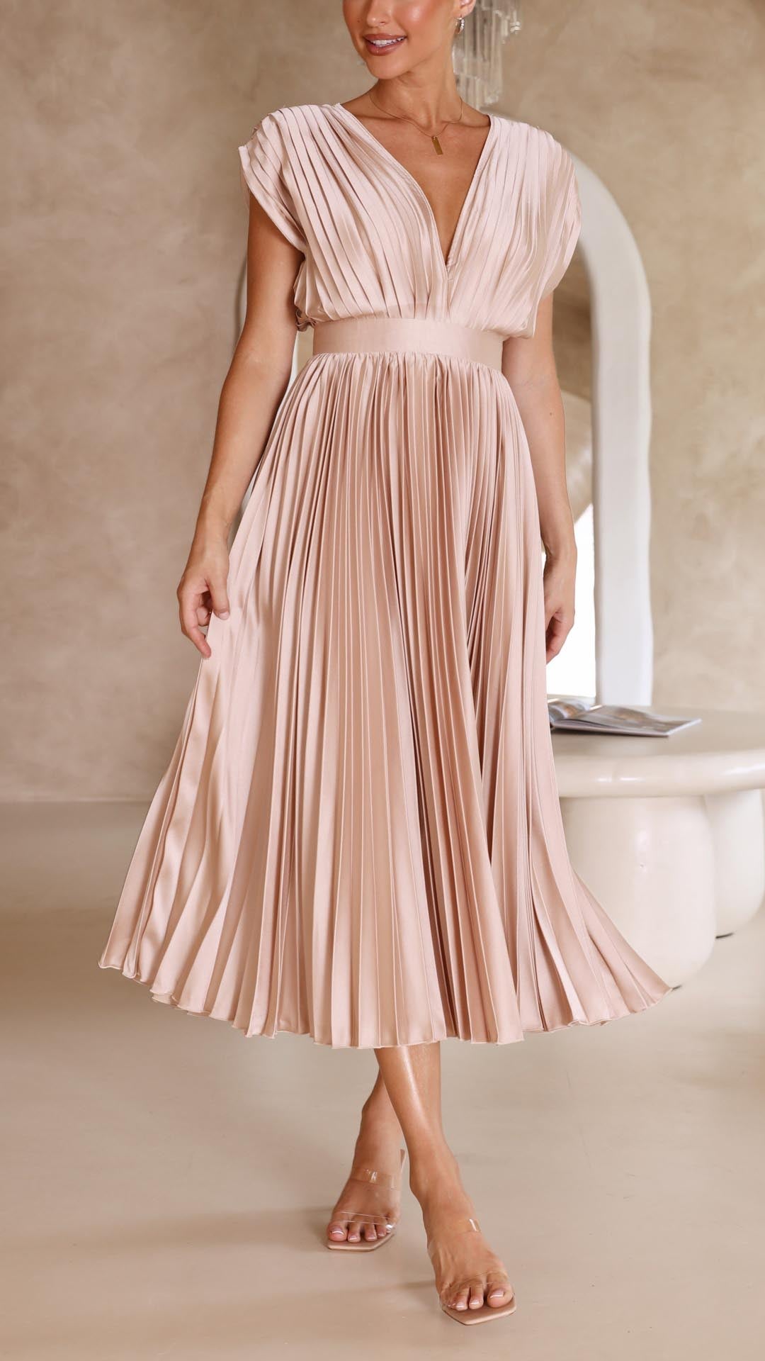 Beautiful Flowy Long Evening Dress