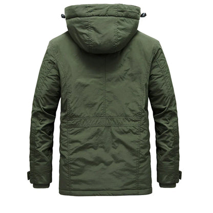 Warm Waterproof Parka for Men with Hood