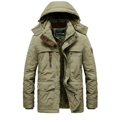 Warm Waterproof Parka Jacket for Men - Olytrend