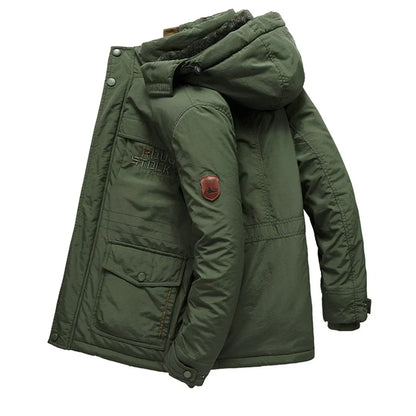 Warm Waterproof Parka for Men with Hood