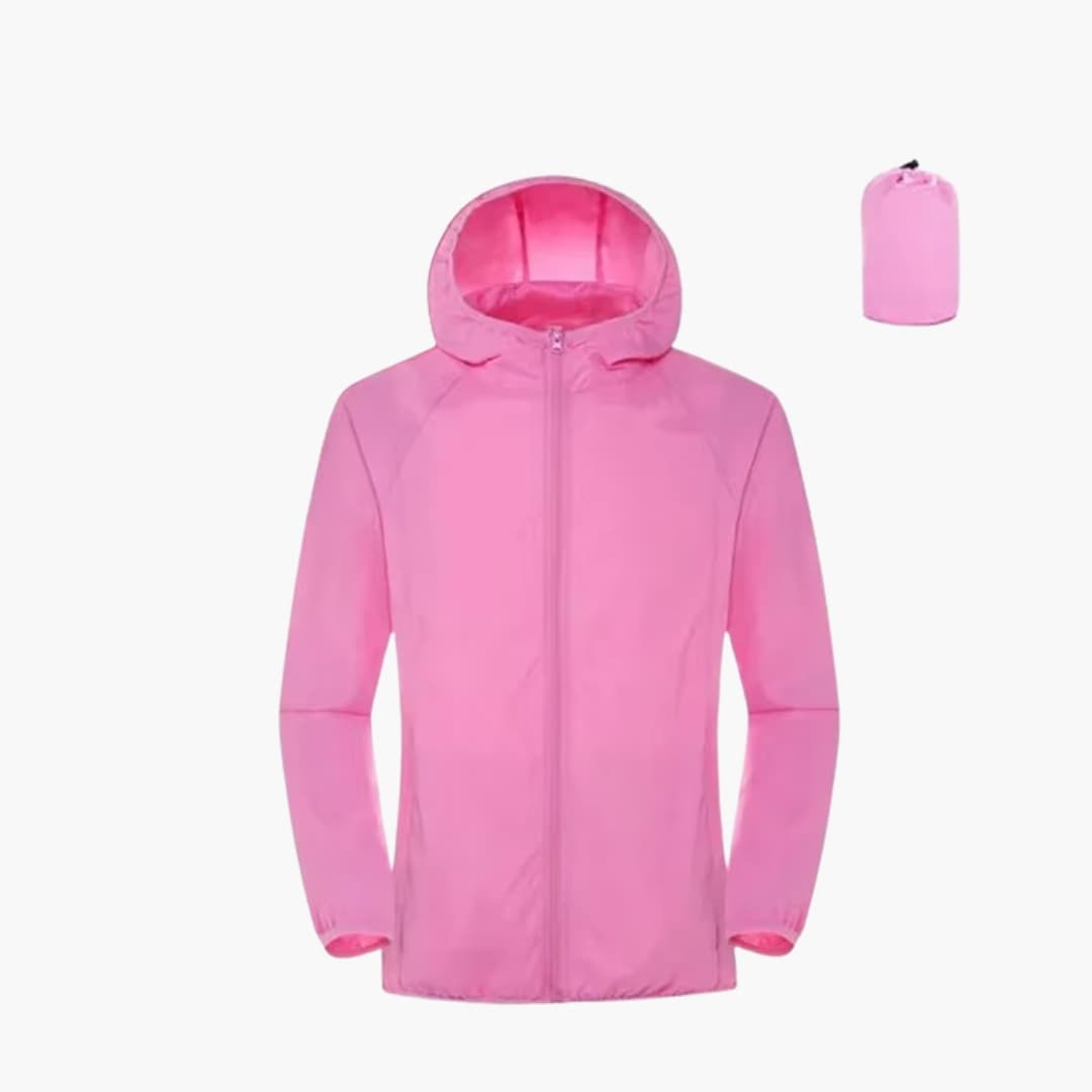 Waterproof Mens Womens Parka Coat with Hood Zip