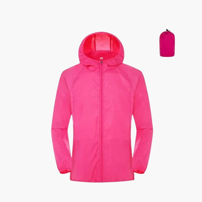 Waterproof Mens Womens Parka Coat with Hood Zip