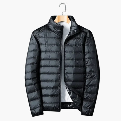 Waterproof Padded Jacket with High Collar