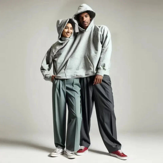 Unisex hooded sweatshirt for couples