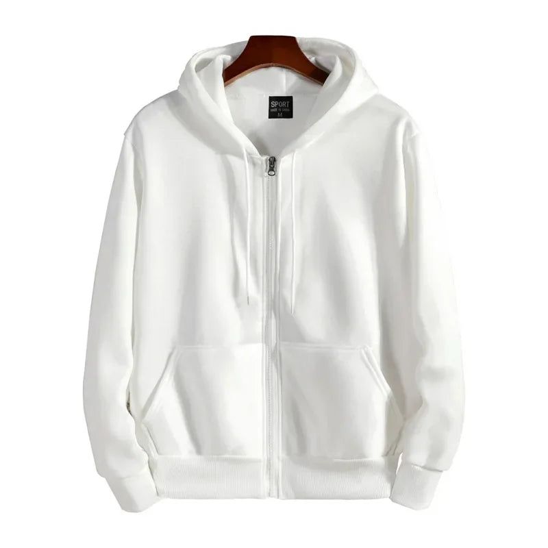 Unisex hoodie with zipper