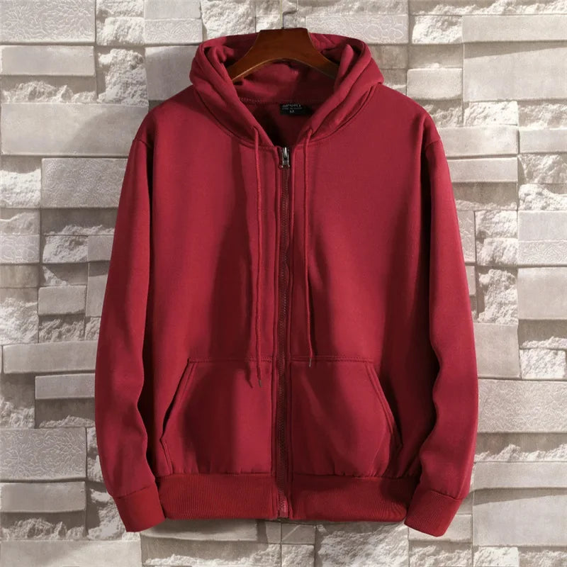 Unisex hoodie with zipper