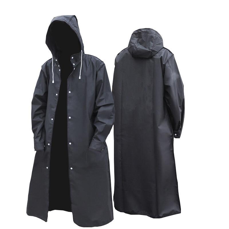 Unisex rain jacket with hood