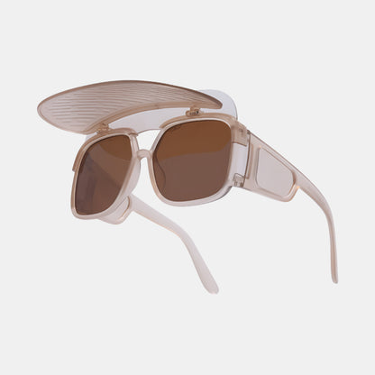 Unisex sunglasses with modern design and UV400 protection