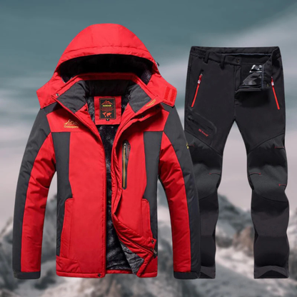 Waterproof Men's Snow Ski Jacket Set