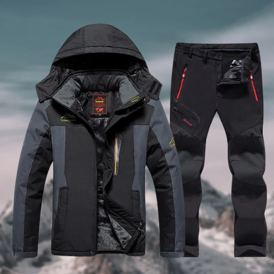 Waterproof Men's Snow Ski Jacket Set - Olytrend