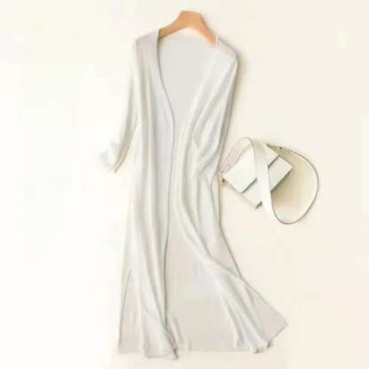 Beatrix | Long Cardigan for Women Open Front for Everyday and Office