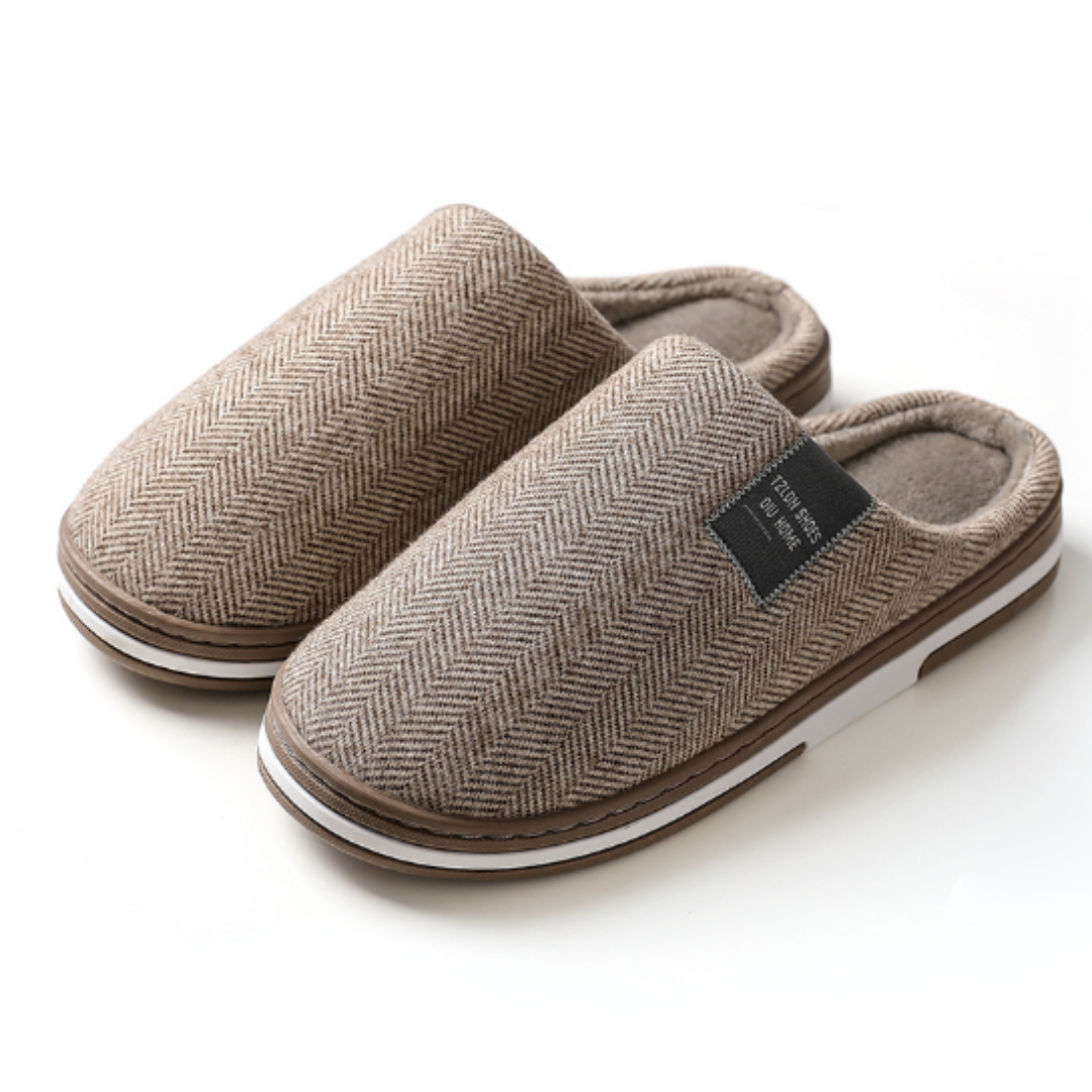 Women’s Warm Slip-On Slippers | Winter