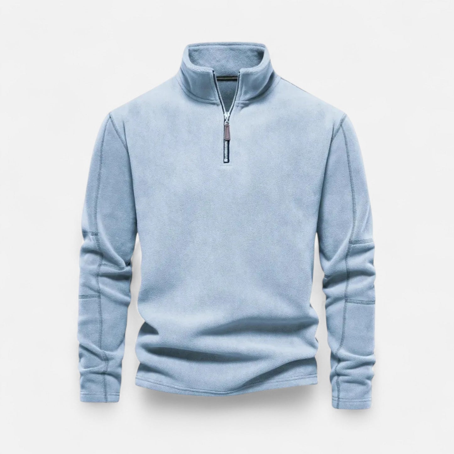 Ancient World | Men's Premium Half-Zip High Collar Fleece Sweater