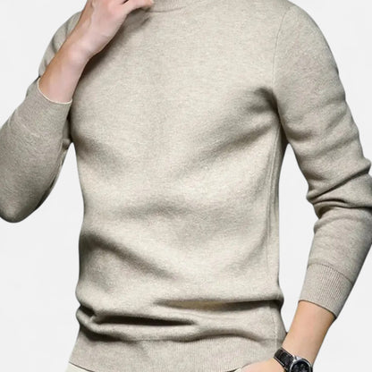 Ancient World | Men's Classic Comfort Round Neck Knit Sweater
