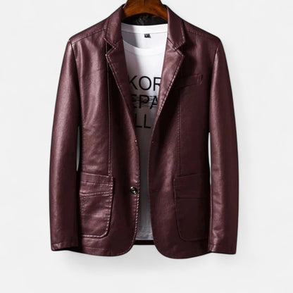 Ancient World | Men's Heritage Jacket in Handmade Vegan Leather