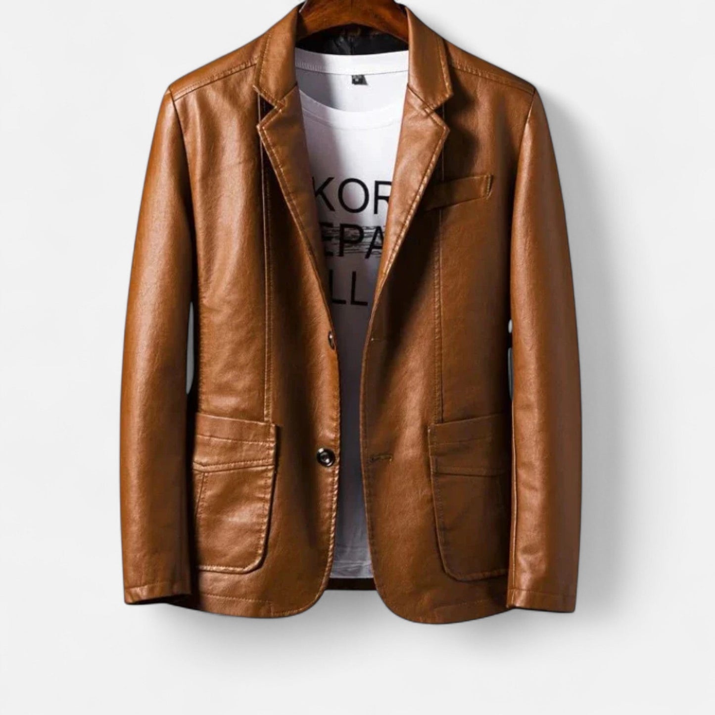 Ancient World | Men's Heritage Jacket in Handmade Vegan Leather