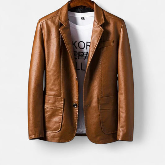 Ancient World | Men's Heritage Jacket in Handmade Vegan Leather