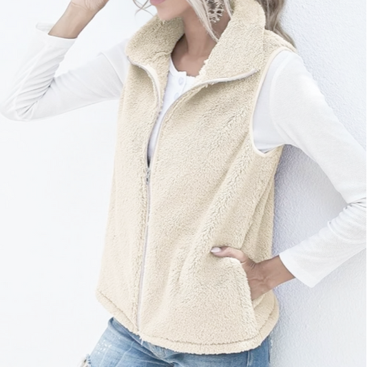 Women’s Teddy Fleece Gilet | Sleeveless