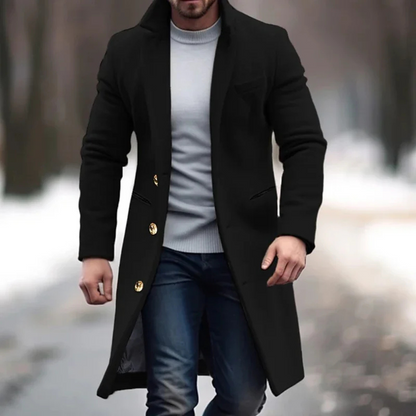 Warm Winter Coat for Men - Stylish Outerwear - Olytrend