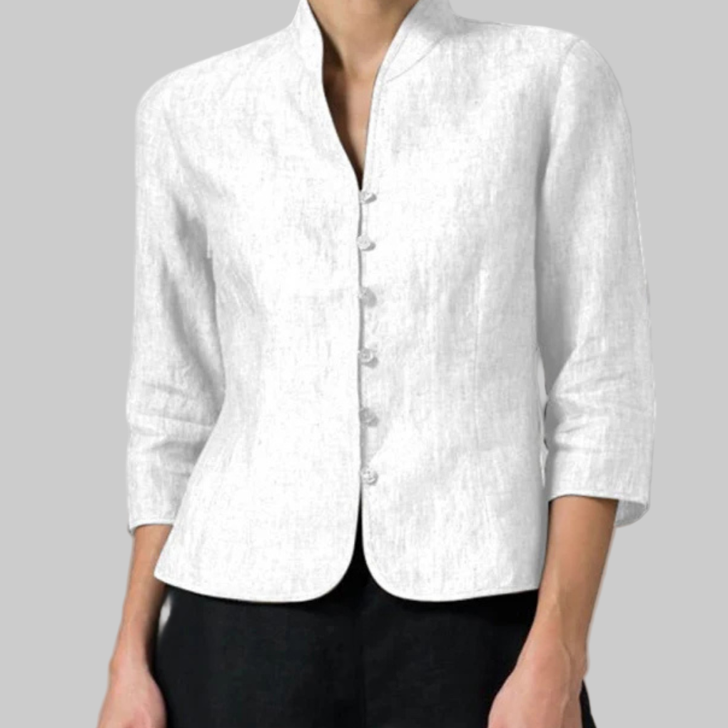 Women's Classic Collar Blouse - Elegant Everyday Style