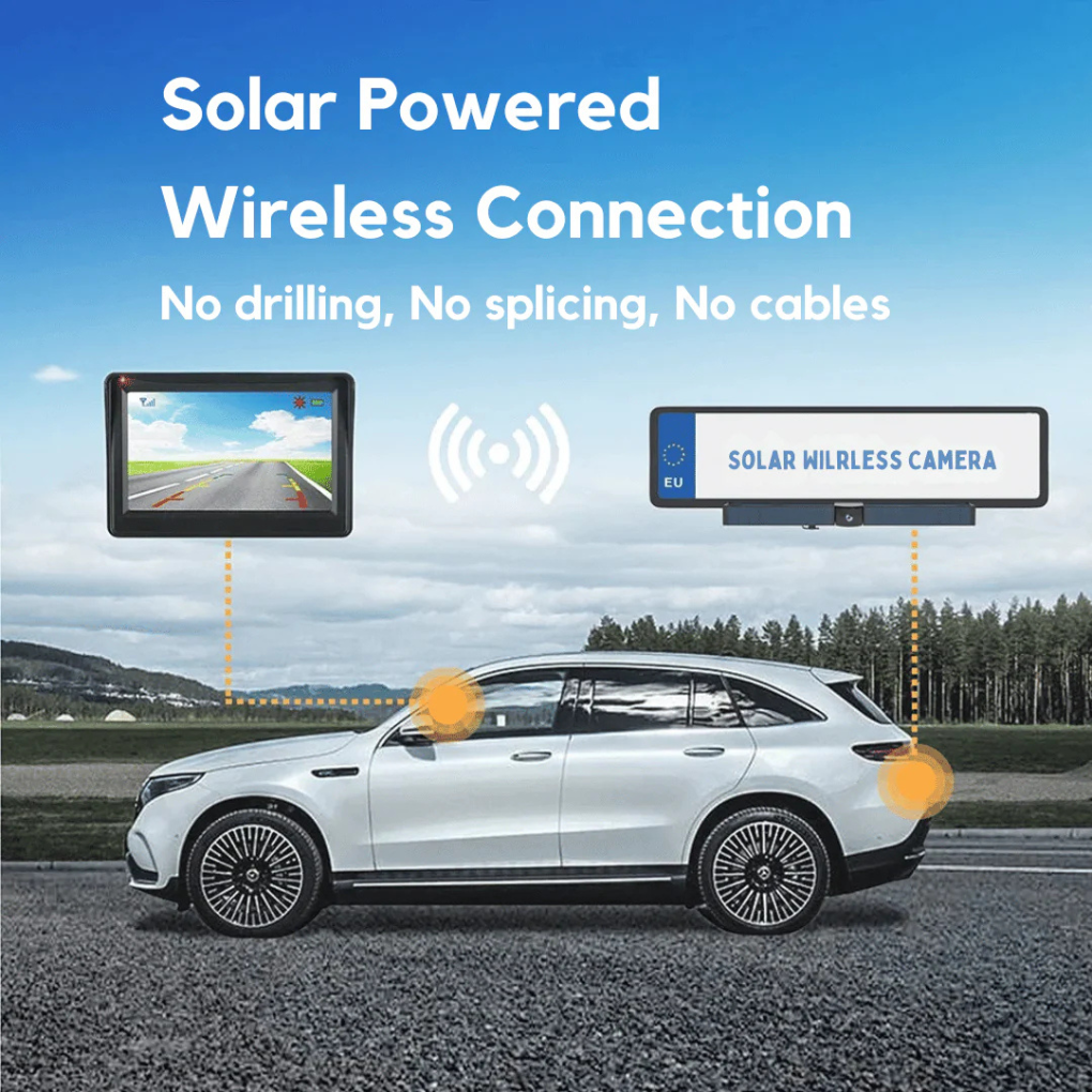 Wireless Solar HD Back-Up Camera