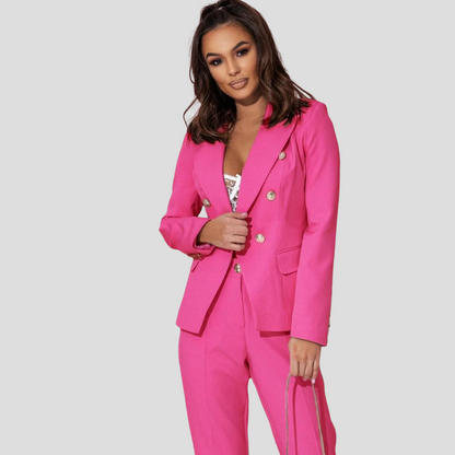 Women's Chic Summer Blazer Suit