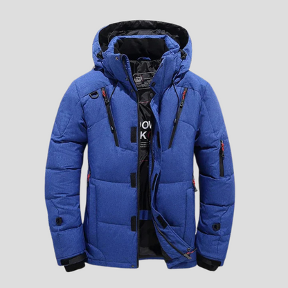 Warm Men's Down Filled Winter Coat