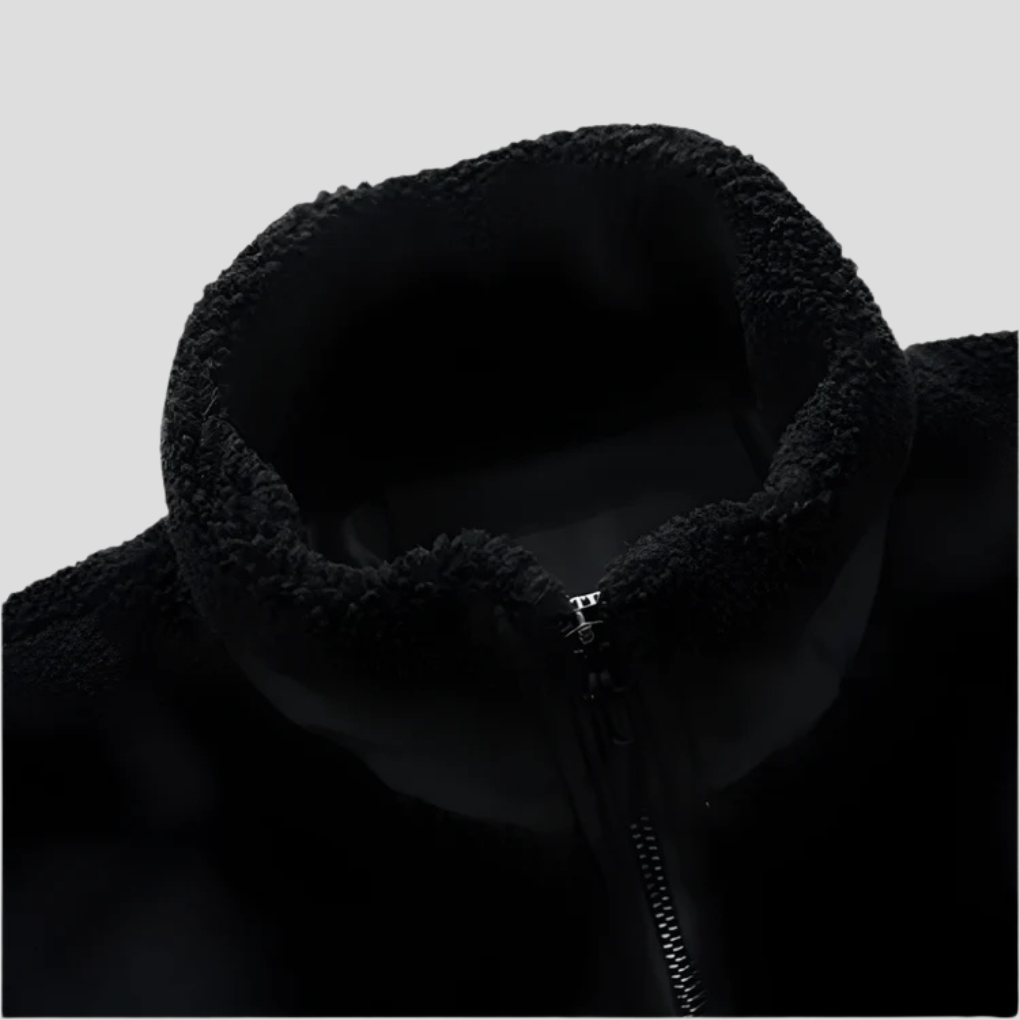Warm Water Resistant Men's Fleece Coat