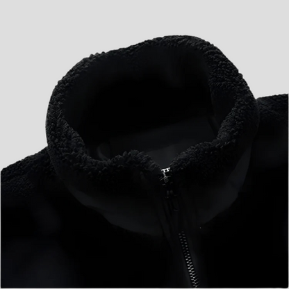 Warm Water Resistant Men's Fleece Coat