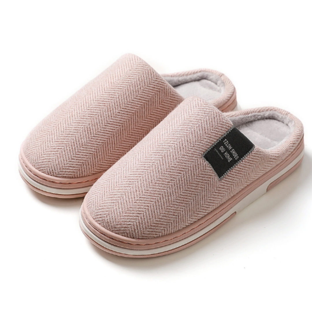 Women’s Warm Slip-On Slippers | Winter