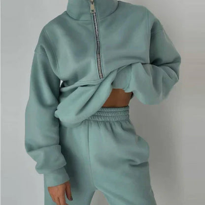 Women's Elsiem Zipper Tracksuit for Comfort