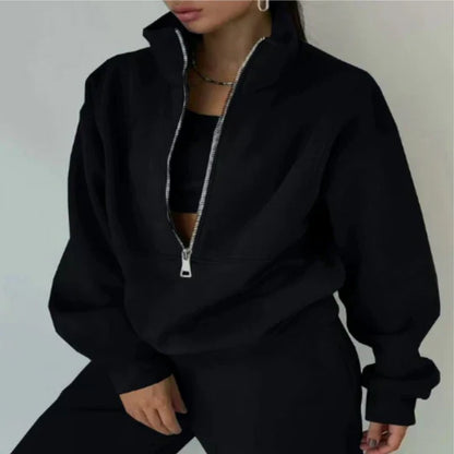 Women's Elsiem Zipper Tracksuit for Comfort