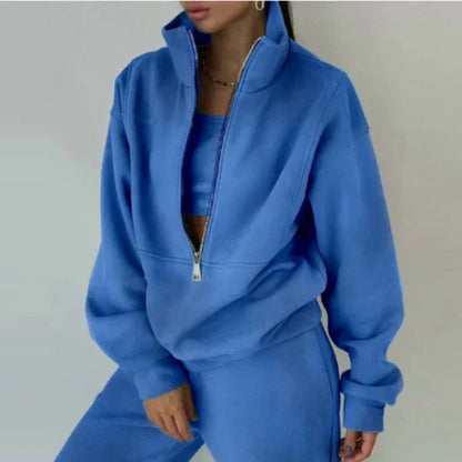 Women's Elsiem Zipper Tracksuit for Comfort