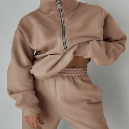 Women's Elsiem Zipper Tracksuit for Comfort