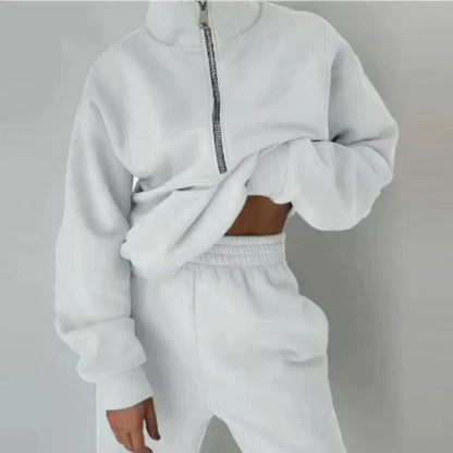 Women's Elsiem Zipper Tracksuit for Comfort