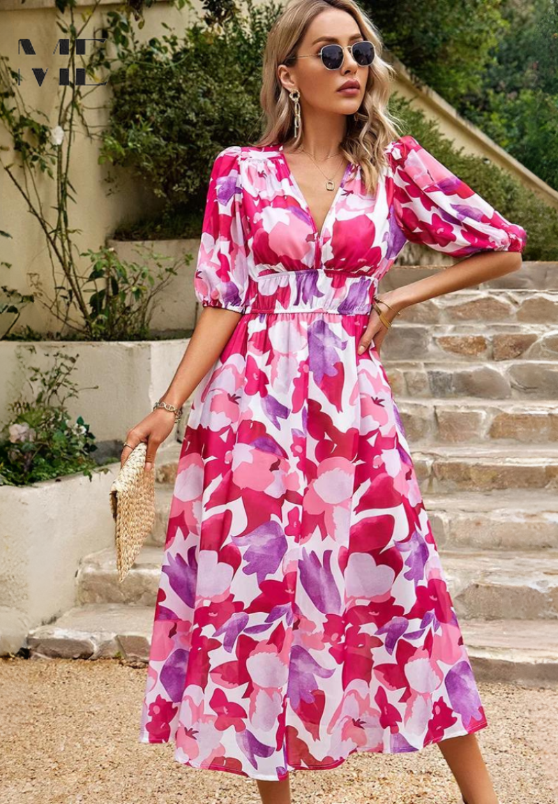 Beautiful Flower Women's Dress