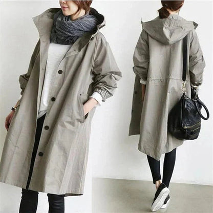 Waterproof Women's Coat – Stylish Wet Weather Jacket