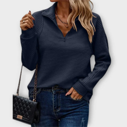 Women's Classic Half Zip Sweater