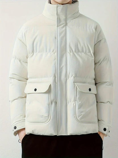 Watted elegant puffer jacket