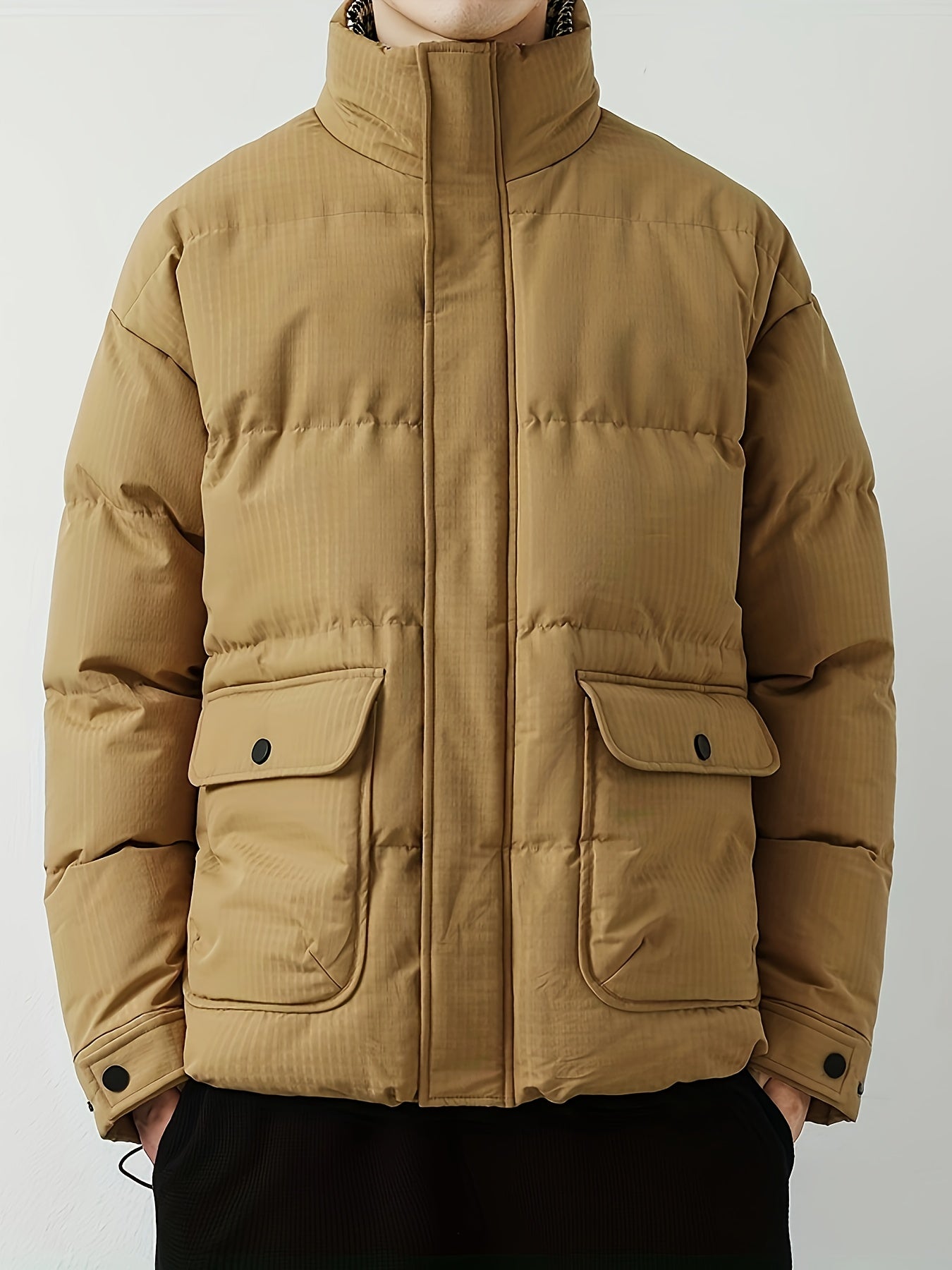 Watted elegant puffer jacket