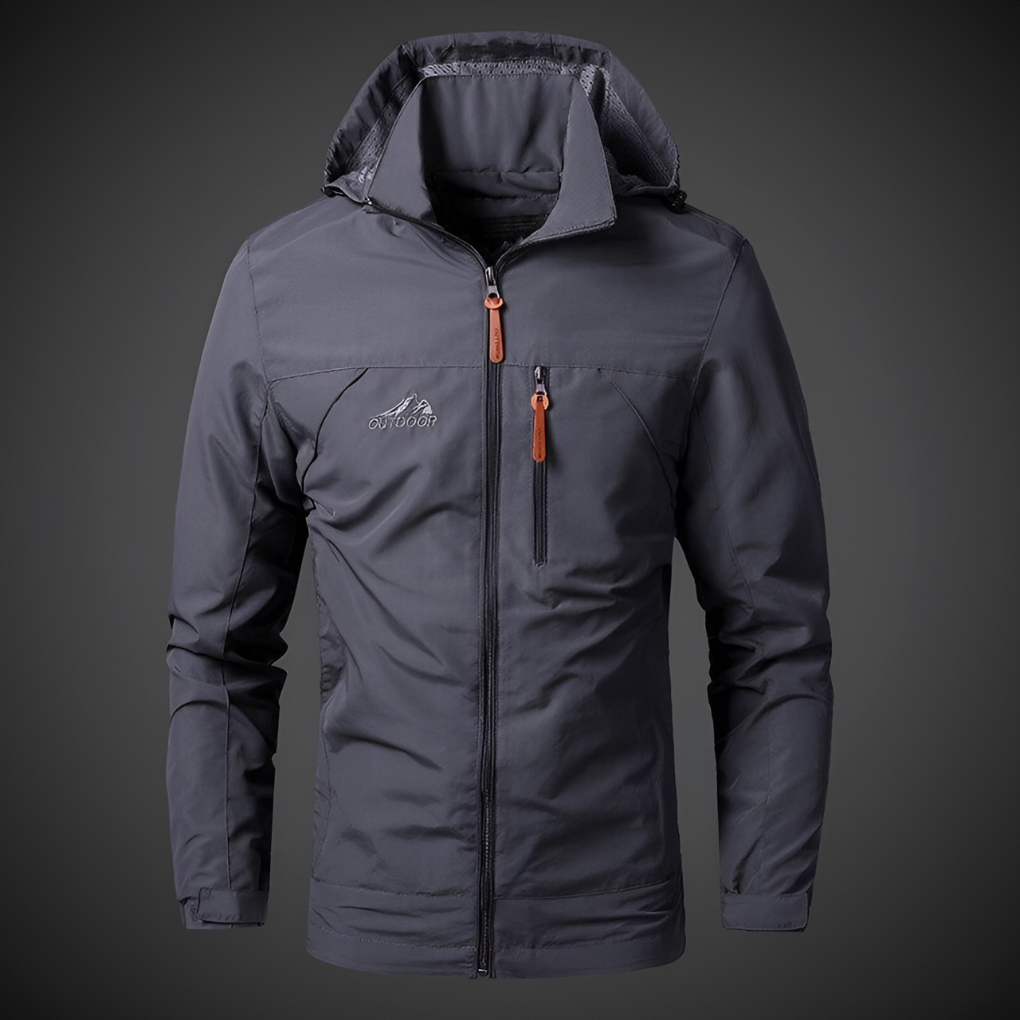 Breathable Men's Windbreaker Rain Jacket