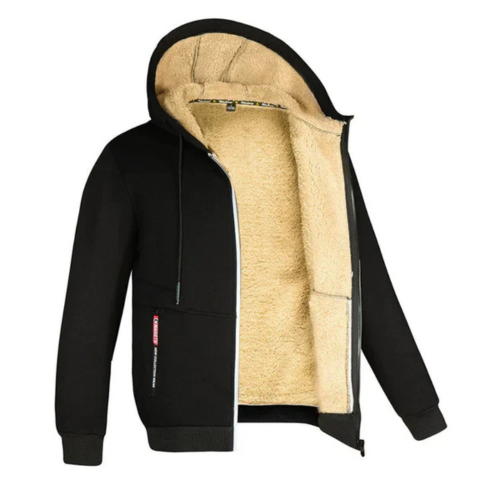 Warm Zipped Hoodie Jacket | Daily Comfort