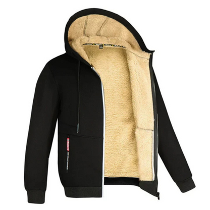 Warm Zipped Hoodie Jacket | Daily Comfort