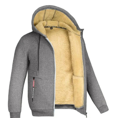 Warm Zipped Hoodie Jacket | Daily Comfort