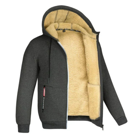 Warm Zipped Hoodie Jacket | Daily Comfort