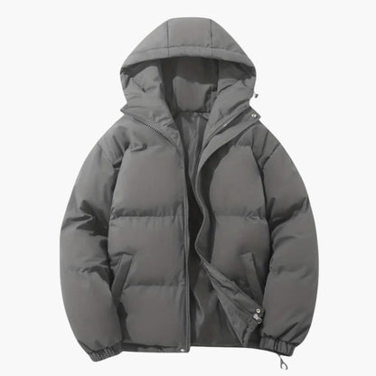 Waterproof Men's Zip Up Hoodie Jacket with Pockets