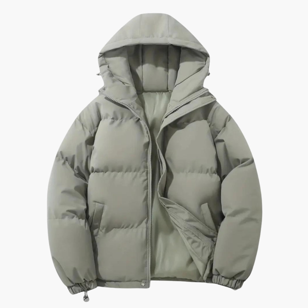 Waterproof Men's Zip Up Hoodie Jacket with Pockets