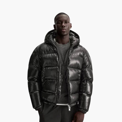 Warm Padded Men's Hooded Winter Jacket - Olytrend